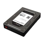 StarTech.com Boîtier Adaptateur en Aluminium pour DD / SSD SATA 2,5" vers 3,5" jusqu'à 12,5 mm - Convertisseur DD / SSD SATA 2,5" à 3,5" - Boitier externe - 2.5" - SATA 6Gb/s - SATA 6Gb/s - pour P/N: S352BU33HR