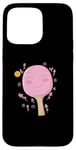 Coque pour iPhone 15 Pro Max Truelle de ping-pong rose tennis de table fille femme