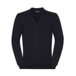 Russell Men´s V-neck Cardigan - Navy - XS