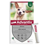 Advantix Très Petit Chien entre 1,5 et 4 kg – Pipettes pour chien contre 6 parasites – Traitement et protection pour votre chien pendant 4 semaines – 4 x 0,4 ml