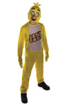 Five Nights At Freddy's Chica Fancy Dress Kids Childs Boys Halloween Costume New