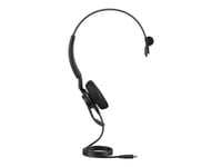 Jabra Engage 40 Mono - Micro-casque - sur-oreille - filaire - USB-C - isolation acoustique - Optimisé pour la CU