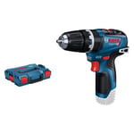 Bosch Slagborrmaskin GSB12V-35, utan batteri & laddare i L-BOXX, 20/35 Nm, 0,8 kg