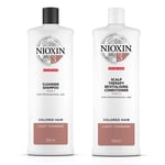 Nioxin System 3 Cleanser Shampoo & Conditioner 1000ml Litre DUO - Light Thinning