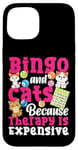 iPhone 15 Bingo Player Cat Bingo And Cats Because Therapy Is Expensive Case