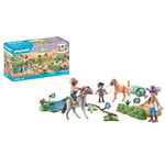 Playmobil 71495 Horses of Waterfall: Pony Tournament, exciting competitions for young champions, featuring extensive accessories, detailed play sets suitable for children ages 4+