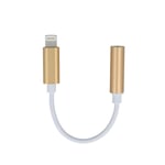 Forever Audio Adapter Lightning Till Jack 3.5 mm - Guld