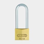 ABUS Hänglås 65/40HB63, med lång bygel, Ø6.5 mm, mässing