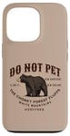 Coque pour iPhone 13 Pro White Mountains New Hampshire Ours noir souvenir drôle