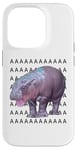 Coque pour iPhone 14 Pro Moo Deng Bébé Hippopotame