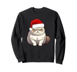 Grumpy Christmas Cat Sweatshirt