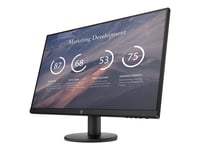 Hp P27v G4 - P-Series - Led-Skärm - 27" - 1920 X 1080 Full Hd (1080P) @ 60 Hz - Ips - 300 Cd/M² - 1000:1 - 5 Ms - Hdmi, Vga - Svart - För Hp 250 G9  Elite 600 G9, 800 G9  Pro 260 G9, 290 G9  Zbook Firefly 14 G9