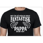 Pappa T-shirt -  hur en helt fantastisk Pappa ser ut Black XXXL