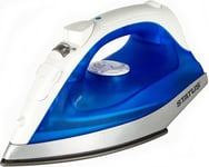 Status Memphis 1300W Iron Steam Iron Non Stick 150ml Water Tank, White/Blue