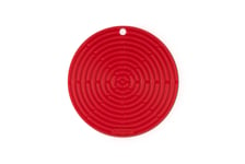 Le Creuset Silicone Pot Holder 20cm Mittens Trivet CherryRed Heat Cold resistant