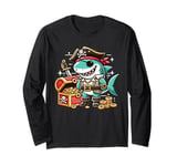 Shark Fin Costume Adult Mens Womens shark boy adult costume Long Sleeve T-Shirt