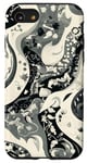 Coque pour iPhone SE (2020) / 7 / 8 Blanc moderne Paisley peau de grenouille canard bois camouflage vintage