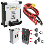 GYS Gysflash 102 12 HF 029606 Chargeur de Batterie 12V + Magnetfix Support