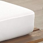 Todocama Protège-Matelas en Tissu éponge 100% imperméable avec Traitement Anti-acariens, fabriqué en Coton Bio. Cama 140 x 190/200 cm