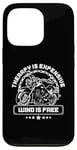 Coque pour iPhone 13 Pro Therapy Is Cher Wind Is Free Moto Bike Rider