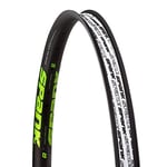 Spank SP-RIM-0172-B/GREEN Jante de vélo Mixte Adulte, Noir/Vert