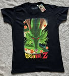 Dragon Ball Z Goku Shenlong Small S Black Short Sleeve T-shirt NEW