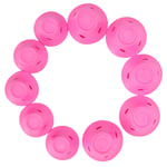 Hair Rollers No Heat Rubber Pink No Clip Hair Curlers Waving Hairstyle Tool BLW