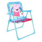 Peppa Pig Folding Deck Metal Chair Summer Indoor Outdoor Camping Garden