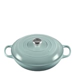 Le Creuset - Signature støpejernsgryte buffet 30 cm 3,5L sea salt