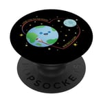 Je t'aime jusqu'à la lune et vice-versa PopSockets PopGrip Interchangeable