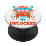 Level 21 Jeu vidéo amusant débloqué 21e anniversaire PopSockets PopGrip Interchangeable