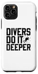 Coque pour iPhone 11 Pro Les plongeurs le font plus profondément sous l'eau Diver Scuba