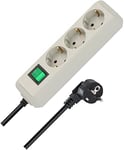 Brennenstuhl Eco-Line Power Socket Strip with Triple Switch 1.5 m