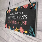 Sign For Summerhouse Garden Shed Decking Outdoor Plaque Personalised Home Decor