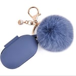 For Samsung Galaxy Buds/Buds Plus Cute Silicone Case Cover with Pom Pom Keychain,Protective Cover Earbuds Accessory,Full Cover Protection,Anti-Slip Gel Pad,Supports Wireless Charging