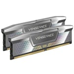 Corsair Vengeance 48GB (2x24GB) DDR5 CUDIMM 8000MT/s CL38 Memory Kit - Silver CMKC48GX5M2X8000C38