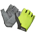 GripGrab Expert RC Max Padded Short Finger Summer Gloves - High Vis Yellow / Small