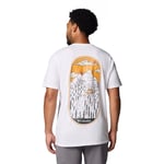 Columbia Rockaway River Graphic Ss Tee White, Winding Wonder