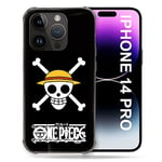 Cokitec Case for iPhone 14 Pro (6.1) Manga One Piece Skull