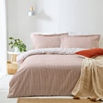 The Linen Yard Hebden Reversible 100% Cotton Duvet Cover & Pillowcase Set