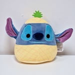 Pineapple Stitch Squishmallow Disney 8" Plush Soft Toy NEW UK Lilo & Stitch BNWT