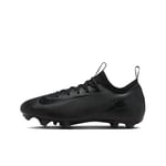 Nike Jr Zoom Vapor 16 Academy FG/MG Soccer Shoe, Black/Black-Deep Jungle, 35 EU