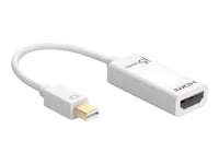 J5create Jda159 - Adapterkabel - Mini Displayport Hane Till Hdmi Hona - 12.5 M - Vit - 4K30 Hz (4096 X 2160) Stöd