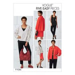 Vogue Women's Five Easy Pieces Sewing Pattern, 9286