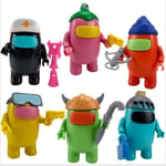 6-pack Among Us-figurer (10-12 cm)