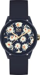 ICE-WATCH - Ice Solar Power Twilight Daisy - Women's Wristwatch With Silicon Strap - 020599 (Small)