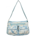 Sac à main Roxy  NEUF AVEC DÉFAUTS Petit sac  QLWBA162 - Bleu Fleur (2)