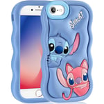 Passar till Iphone 8/7/6s/6/se 2022/se 2020 Telefonfodral Cartoon 3d Karaktärsdesign Telefonfodral För Tonåringar Cool Silikon Mjukt Skyddande C  (YJD)