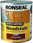 RONSEAL QD WOODSTAIN SATIN ANTIQUE PINE 750ML