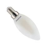 Ampoule rétro flamme led toledo satinée E14 Sylvania 4,5W 470LM - blanc chaud 827 29482